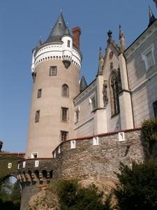 Žleby zámek