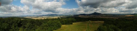 Panorama České středohoří