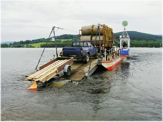 Lipno, přívoz.