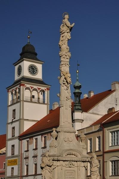 Mariánský sloup v Chlumu u Třeboně