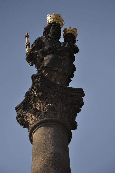 Mariánský sloup v Chlumci nad Cidlinou