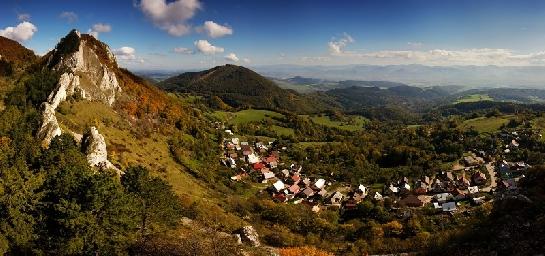 Vršatecké podzimní panoráma