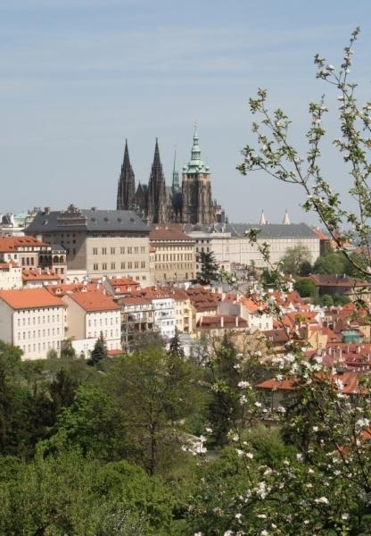 Pražský hrad, jarní den