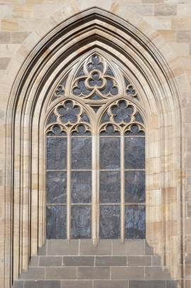 Okno - detail - Pražský hrad