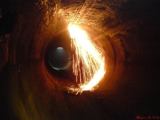 jiskření v autoklavu