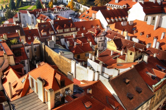 Malá Strana - střechy
