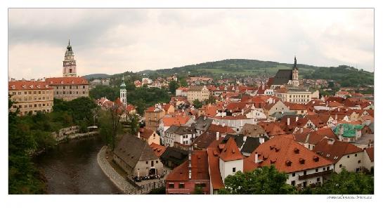 Český Krumlov - panorama