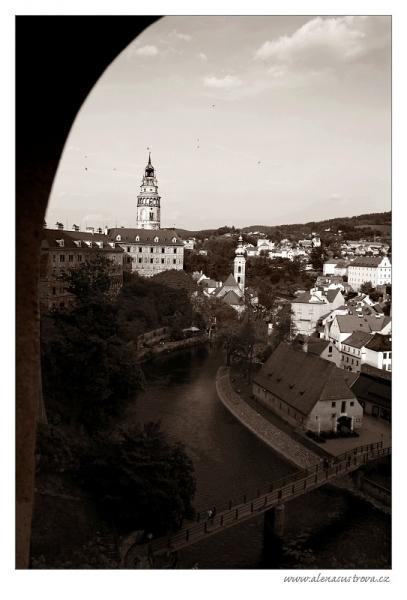 Český Krumlov - sepie