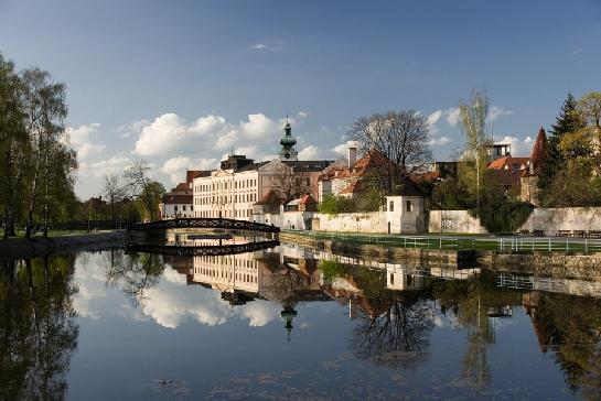 České Budějovice, soutok Vltavy a Malše