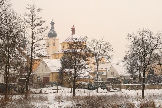 Dobřany v zimě