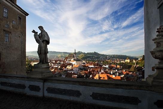 Krumlov z mostu