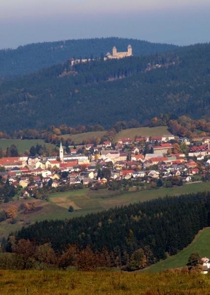 Kašperské hory od Kozích vrchů