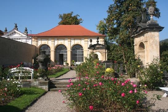 Zámek Děčín - Růžová zahrada
