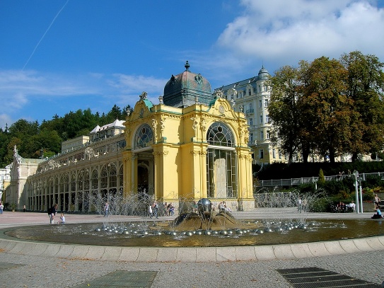 Fontána - Mariánské lázně