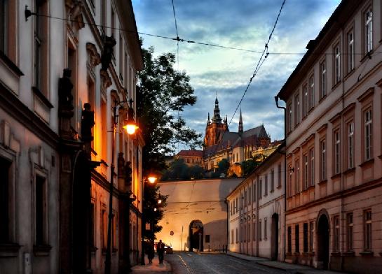Pražský hrad z Malé Strany