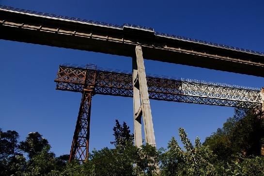 Moravské Bránice železniční most