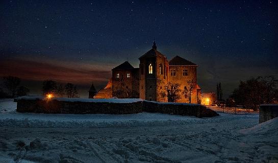 Zimní noc na Švihově