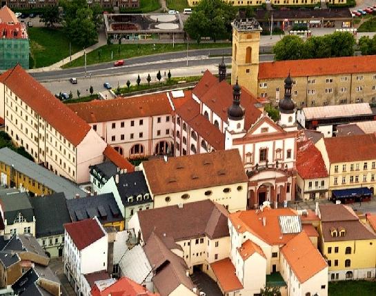 Chomutov - letecký snímek