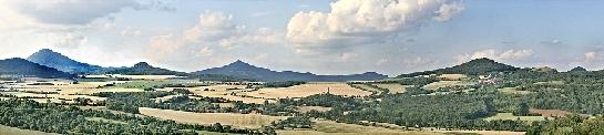 Panorama  Českého středohoří