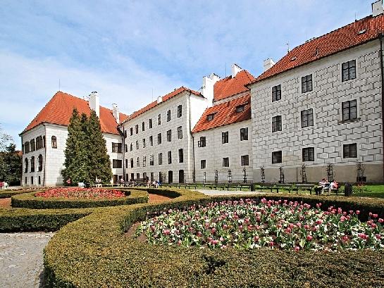 Třeboň, část zámeckého parku