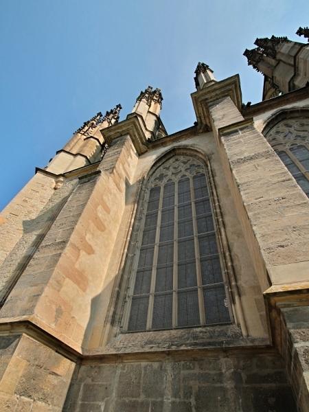 Detail architektury katedrály sv, Barbor