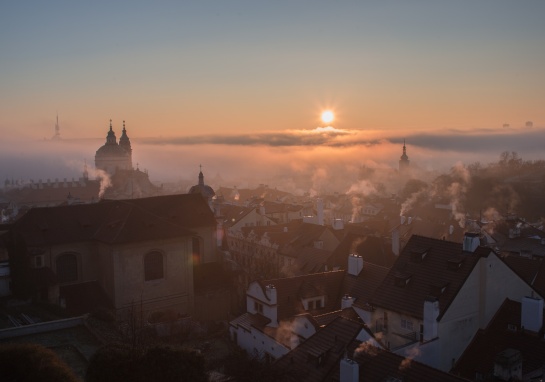 Mlha v Praze