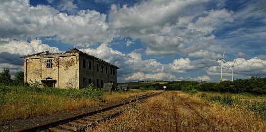 Stará železniční zastávka Rusová