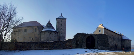 Hrad Švihov v zimě