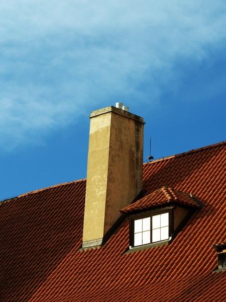 Střecha ve Františkánské zahradě - Praha