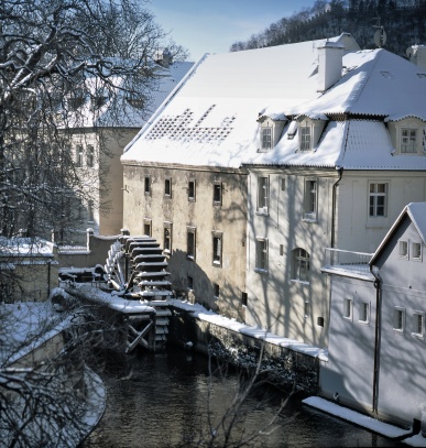 Praha - Čertovka v zimě