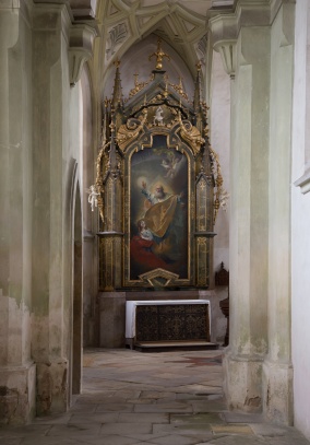Barokní klášterní kostel Nanebevzetí Panny Marie, svatého Wolfganga a svatého Benedikta