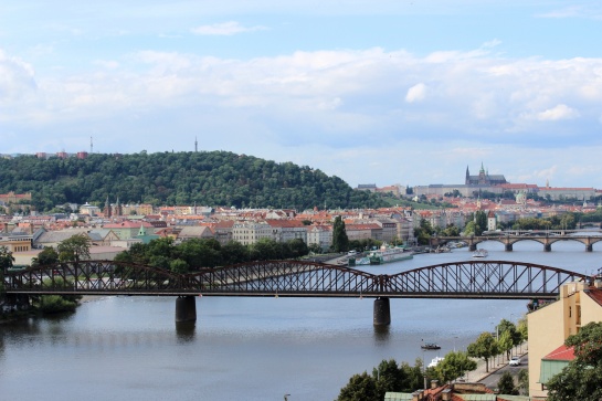 Praha - mosty z Vyšehradu