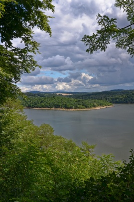 vyhlídka na jezero , Orlická přehrada