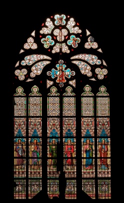 Vitrážové okno - katedrála svatého Víta, Václava a Vojtěcha
