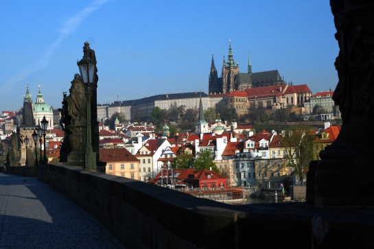 Pražský hrad - pohled z Karlova mostu