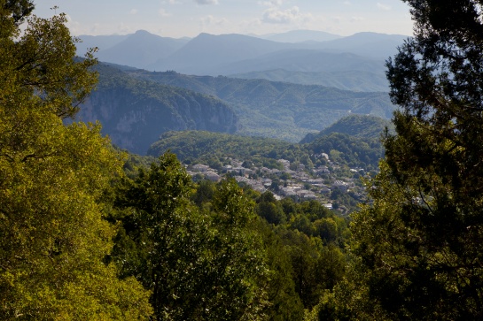 Zagoria, pohled na vesnici Monodendri
