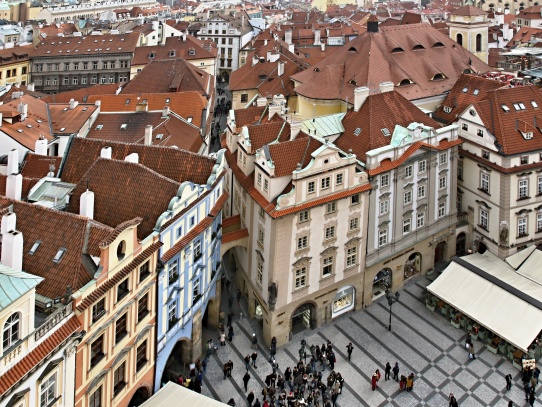 Z věže Staroměstské radnice