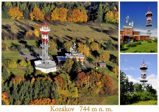 Kozákov - pohlednice