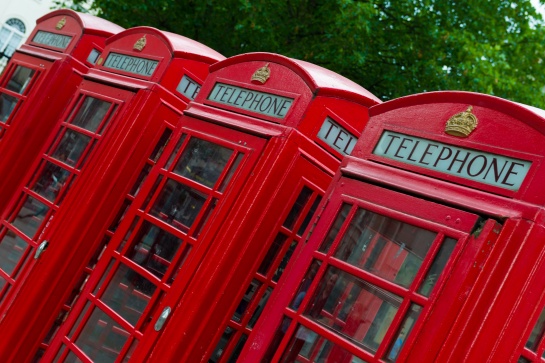 LONDÝN - telefonní budky
