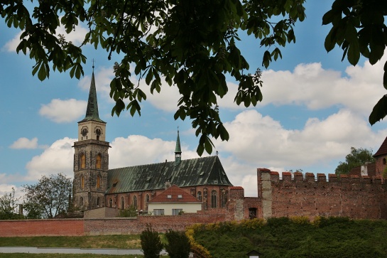 Nymburk hradby a kostel sv. Jiljí