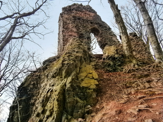 Zřícenina hradu Bradlec