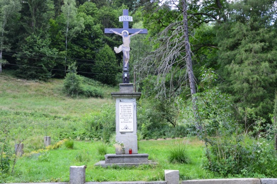 Kříž u cesty  České Švýcarsko 