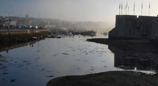 ranní přístav Concarneau Citadela