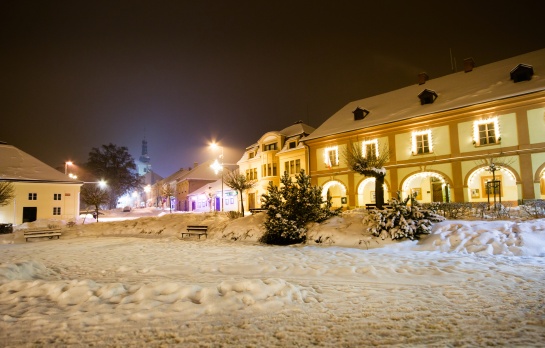 Lysá nad Labem - Husovo náměstí