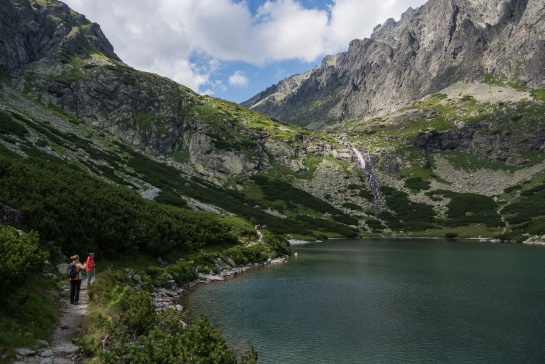 Velický vodopád a Velické pleso