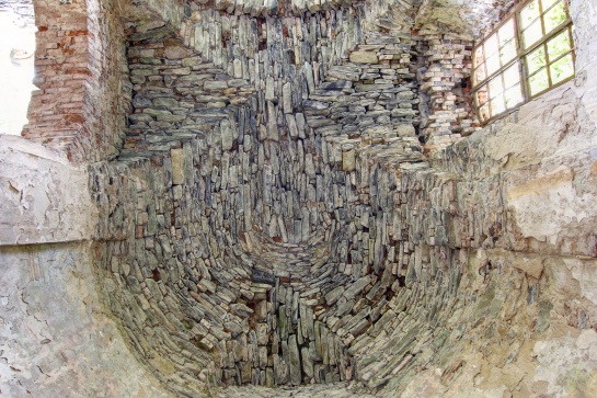 Ruiny kostela Svatého Havla - zachovalá klenba