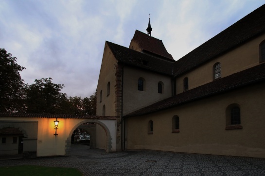 klášter Reichenau večer
