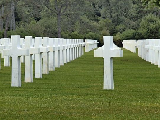 americký vojenský hřbitov u Omaha Beach