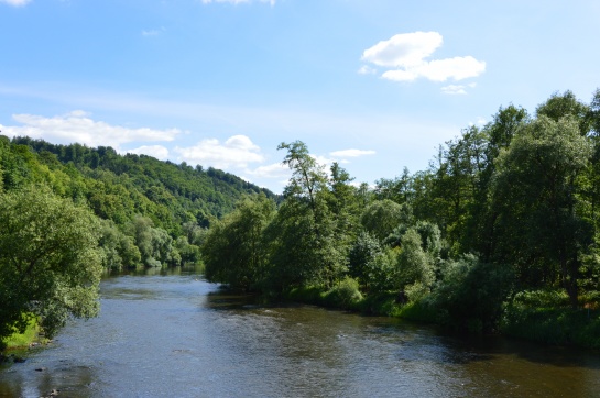 Řeka Ohře na Karlovarsku
