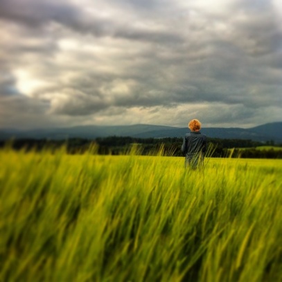 Girl in field